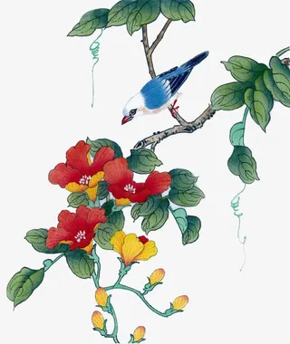 中国画装饰免抠