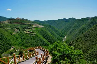 兰州将军沟夏天的景色高清