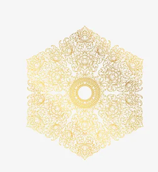 泰国花纹底纹素材免抠