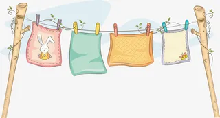 衣杆上的衣服免抠