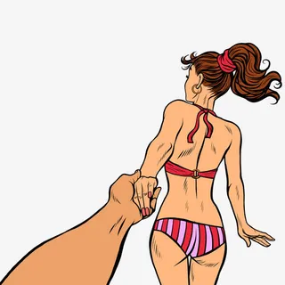 穿比基尼的女人免抠