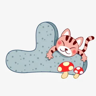 小老虎卡通免抠