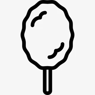 棉花糖果棒图标免抠