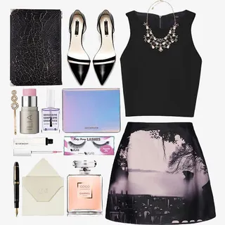 高端女装女裙搭配免抠