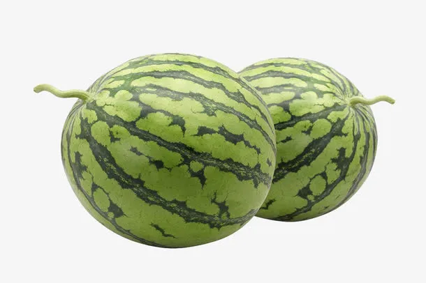 花皮西瓜摄影免抠