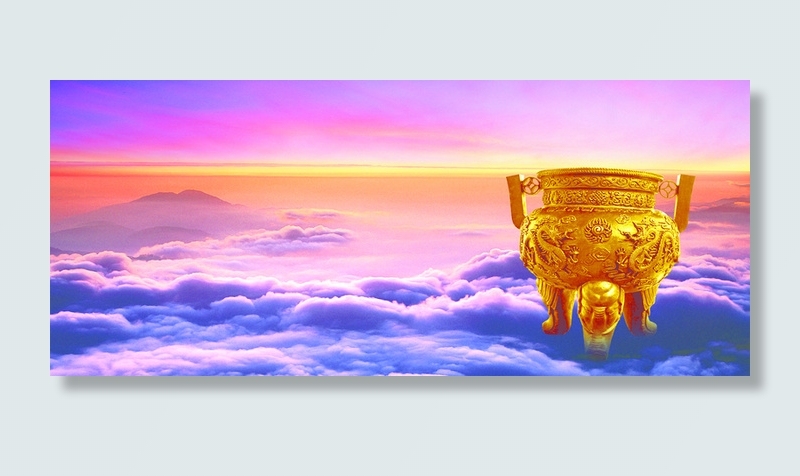 诚信商务背景高清