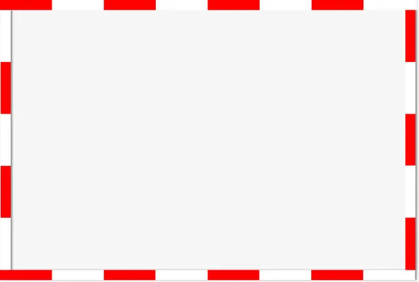 红白警示边框免抠