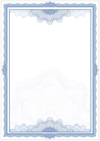 证书边框简约清新背景高清