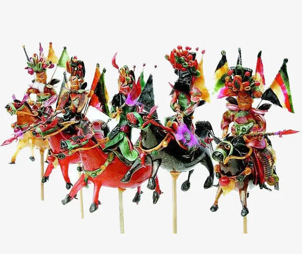 将士出征糖塑免抠