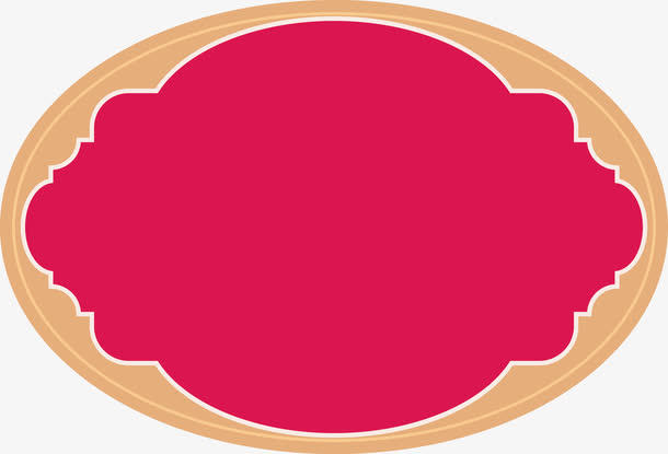 新年空白标签漫画小标签免抠