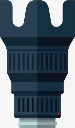 简易的单反镜头免抠