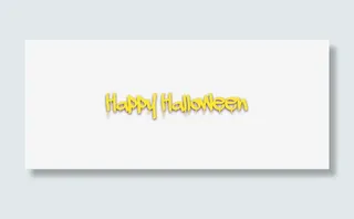 万圣节字体11免抠