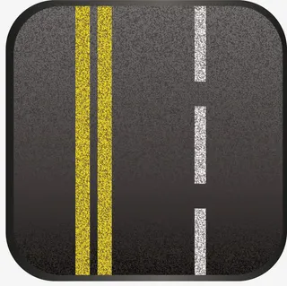 创意黄白金属条纹免抠