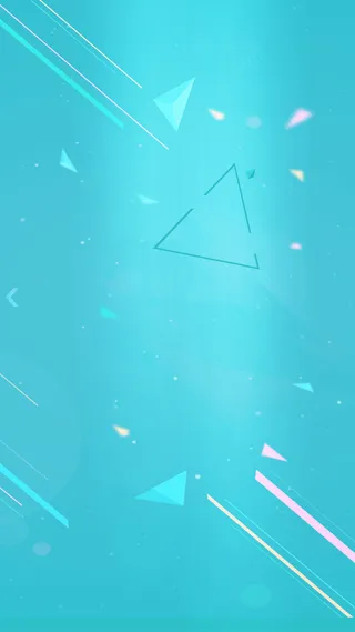 蓝色几何线条h5背景高清