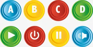 矢量图游戏机素材免抠