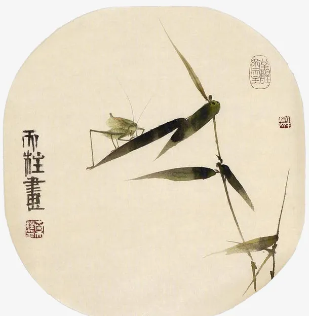 圆形国画免抠