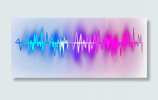 炫酷音频装饰图案免抠