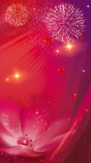 盛大开业红色喜庆烟花H5背景素材高清