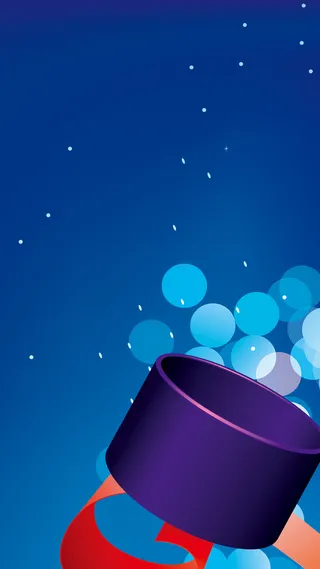 蓝色光晕H5背景高清