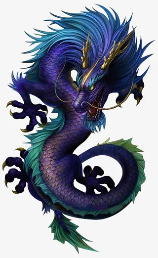 中国的象征龙王免抠