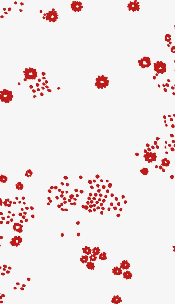 碎花田园风装饰免抠