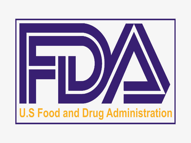冷色调简洁企业FDA认证标志免免抠