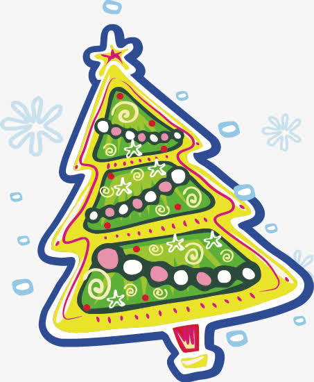 圣诞树png矢量素材免抠