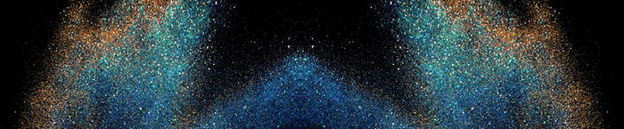 炫彩星空背景图片高清