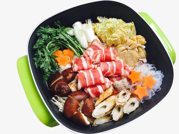 寿喜锅 日式料理免抠