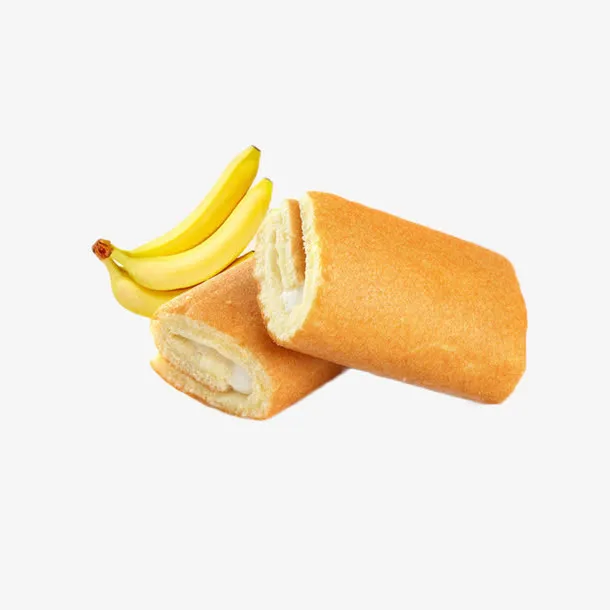 香蕉味瑞士卷免抠