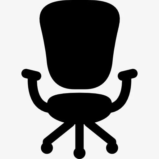 办公室的旋转椅图标免抠