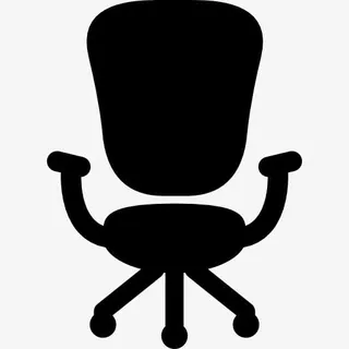 办公室的旋转椅图标免抠