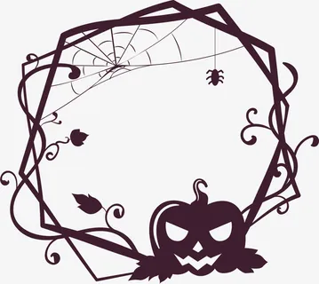 万圣节边框免抠 万圣节边框免抠