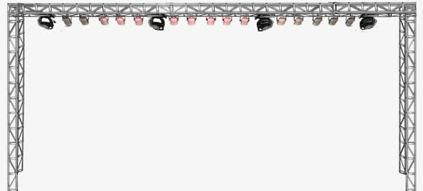 铁质舞台铁架免抠