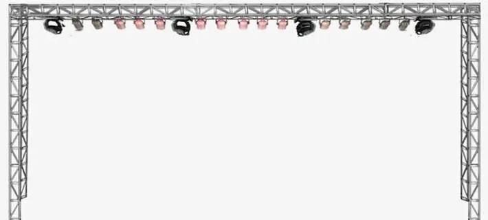 铁质舞台铁架免抠