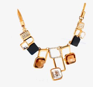 魔法空间毛衣项链女短款免抠