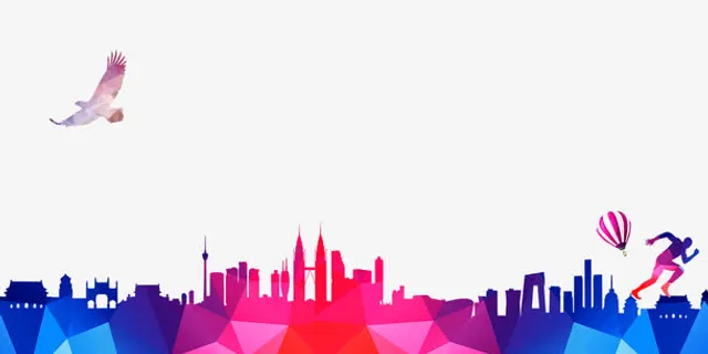城市剪影免抠 城市剪影免抠