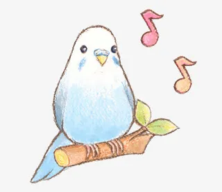 树枝上的小鸟免抠