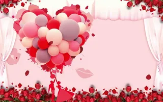 浪漫婚礼背景板海报背景模板高清