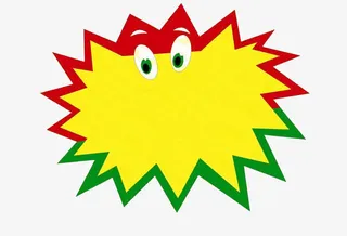 可爱爆炸头免抠