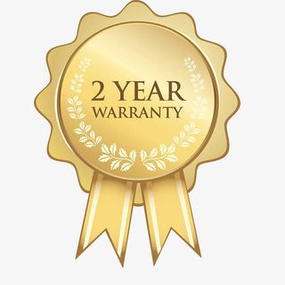 金色金属奖牌2年质保图标免抠免抠手绘/卡通卡通元素