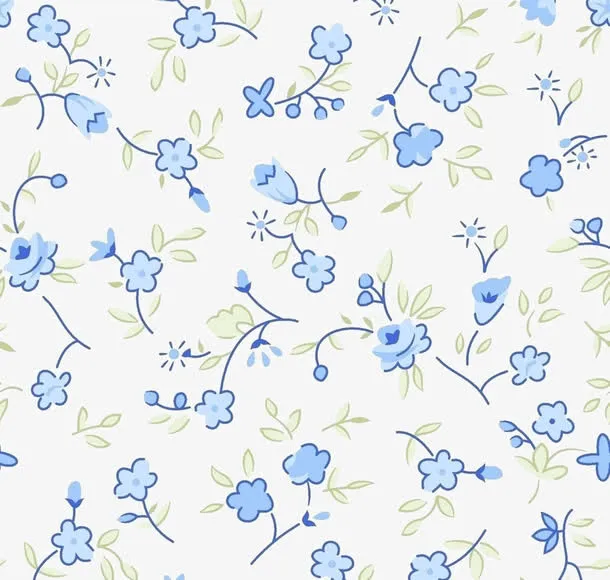 碎花底纹免抠