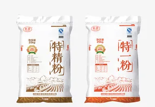 面粉袋包装图片免抠
