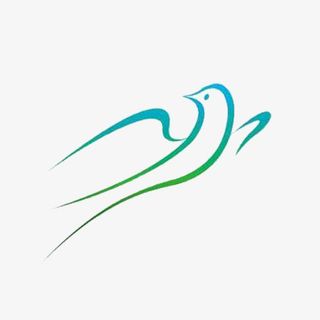 燕子线条简笔标志免抠