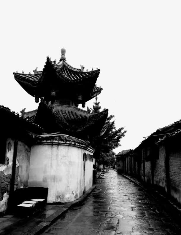 古朴古巷免抠