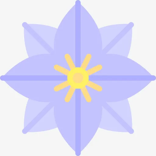 铁线莲图标免抠