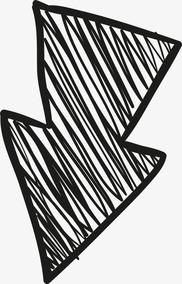 手绘箭头免抠