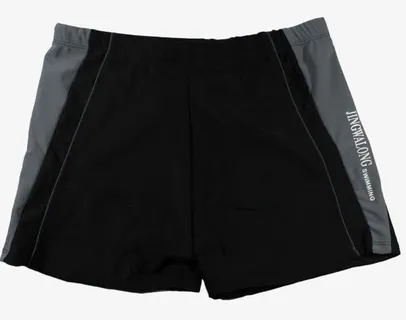 黑色游泳裤免抠