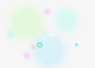 彩色光晕光源效果元素免抠