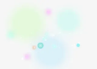 彩色光晕光源效果元素免抠